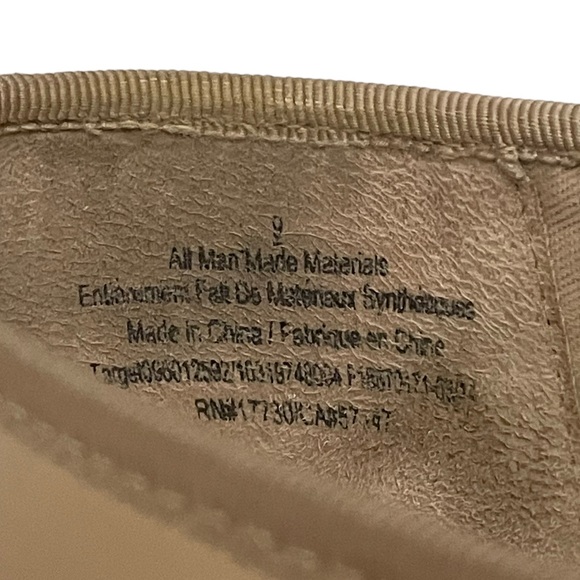 Merona casual slip on neutral nude beige lightweight ballet flat shoes size 9 - Picture 6 of 9